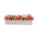 Primrue Mixed Floral Arrangement in Planter, Wood | 5.1 H x 6 W x 16 D in | Wayfair 96D0B85E46E34CBB9EBC223087DB3E39