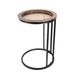 Red Barrel Studio® Balcones Plant Stand Wood/Metal in Brown | 21.8 H x 15.5 W x 15.5 D in | Wayfair 0BC98ECB99A94D7E84A7C2F6C2E6D917