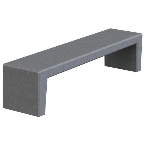 Banquette Story Béton Gris Anthracite L 200 Cm - Manutan Expert