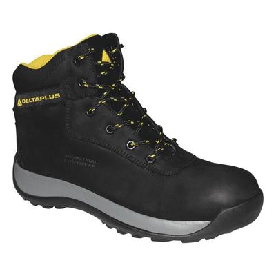 Delta Plus - Chaussure haute de sécurité tendance noire S3S sr SAGA3 - SAGA3NO 41 - Noir et Jaune