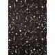 Small Scale Galaxy Cotton Woven Fabric, Fabric By The Yard, Bat Moon Stars Witchy