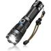 1000000 Lumen Rechargeable Flashlight Handheld High Lumens Tactical Flashlight Long Lasting Zoomable Shockproof XHP70.2 IPX5 Waterproof 5 Modes LED Flash Light for Camping Biking Hiking Home Emergency