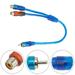 1pc 30cm 2 RCA Female to 1 RCA Male Splitter Cable for Car Audio System