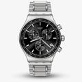 Swatch Unisex Carbonium Dream Chronograph Bracelet Watch YVS495G