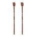 2Pcs Wooden Back Scratcher Tickler Back Massager Creative Scratching Arm Brown