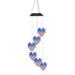 Moocorvic Wind Chimes Solar Wind Chimes Outdoor Color Changing Light Up Wind Chimes Solar Powered Memorial Wind Chimes Birthday Gifts