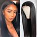 Adakot Human Hair Wigs For Women Black Long Straight Lace Front Wigs Human Hair Sexy Brazilian Hair Wig for Women 25.6inch