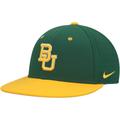 Men's Nike Green Baylor Bears Aero True Baseball Performance Fitted Hat
