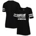 Women's New Era Black Chicago White Sox Team Stripe T-Shirt