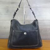 Coach Bags | Coach F12338 Black Leather Chelsea Hobo Shoulder Bag Tote Handbag | Color: Black | Size: Os