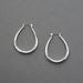 Lucky Brand Oval Hoop - Women's Ladies Accessories Jewelry Earrings in Silver