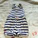 Ralph Lauren One Pieces | 6 Mos Ralph Lauren Romper | Color: Blue/White | Size: 6-9mb