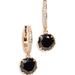 Kate Spade Jewelry | Nwt Kate Spade Crystal Huggie Hoop Earrings | Color: Black/Gold | Size: Os