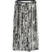 Zara Skirts | Euc | Zara | Snake Print Pleated Midi Skirt | Size Medium | Color: Gray/Tan | Size: M