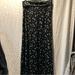Lularoe Skirts | Lularoe Black And White Modern Polka Dot Flare Maxi Skirt Foldover Waist S | Color: Black/White | Size: S