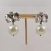 J. Crew Jewelry | J. Crew Faux Pearl And Gem Drop Earrings - Gorgeous! | Color: Silver/White | Size: Os