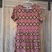 Lularoe Dresses | Gently Worn Lularoe Amelia (With Pockets!) | Color: Brown/Tan | Size: Xl