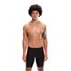 Speedo Herren Dive II Badehose, Schwarz/Fed Rot/Dove Grau, 6