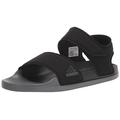 adidas Unisex-Adult Adilette Sandals, Black/Grey/Black, 10 D (M) Standard