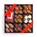 Rita Farhi Stuffed Medjool Dates - Luxury Chocolate Dipped & Assorted Fruit and Nut Stuffed Date Selection - Dates Gift Box 720g