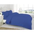 ER Traders Ltd 100% Egyption Cotton Soft Luxurious Quality 200 Thread Count Duvet Set or Flat Sheet or Fitted Sheet or Pillow Case Single Double King Super King (King - Duvet Set, Royal Blue)