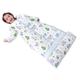 Chilsuessy Baby Sleeping Bag 2.5 Tog Winter Sleeping Sack Wearable Blanket for Kids, Adjustable Length, Removable Sleeves, Toddler Sleeping Bag for Boys Girls, Blue Animal, 150cm/6-9 Years