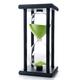 Bellaware 60 Minutes Hourglass, Wood Sand Timer,Green