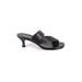Donald J Pliner Mule/Clog: Black Solid Shoes - Women's Size 6 - Open Toe