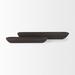 Birch Lane™ Moores Solid Wood Tray - Set of 2 Wood in Black | 5 H x 8 W x 34 D in | Wayfair A00CED584DC245A885A87681D3792B5F