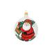 VIETRI Old St. Nick Bicycle Ornament Glass in Green/Red/White | 4 H x 4 W x 4 D in | Wayfair OSN-2730
