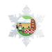 The Holiday Aisle® Personalized NTT Cartoon Snowflake Backyard Barbeque Single Dad 1 Boy 2 Girls Christmas Holiday Shaped Ornament Plastic | Wayfair