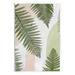 Bay Isle Home™ Woodland Nature Fern Leaves by Ziwei Li - Unframed Graphic Art on MDF 19.0 H x 13.0 W x 0.5 D in Green | 13" W x 19" H | Wayfair