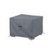 Breakwater Bay Heavy Duty Waterproof Outdoor Square Ottoman Deck Box Cover, Weather Protection Storage Bench Cover, in Gray | Wayfair