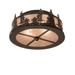 Meyda Lighting Tall Pines 16 Inch 8 Light Semi Flush Mount - 251453