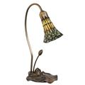 Meyda Lighting Stained Glass Pond Lily 16 Inch Accent Lamp - 251568