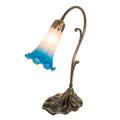 Meyda Lighting Pink and Blue 15 Inch Accent Lamp - 17124