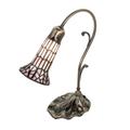 Meyda Lighting Stained Glass Pond Lily 15 Inch Accent Lamp - 251852