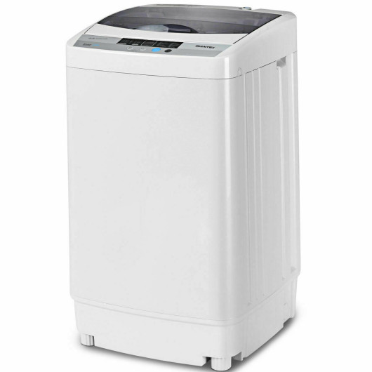 Costway 12 lbs Full-automatic Washing Machine with 10 Wash Programs