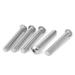 M8 x 40mm Stainless Steel Button Head Socket Cap Screw Silver Tone 5 Pcs