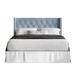 CraftPorch 3 Piece Bedroom Nightstands Set Wingback Tufted Bed