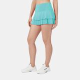Fila Essentials Tiered Ruffle Skirt Women's Tennis Apparel Blue Radiance