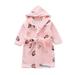 wofedyo Baby Girl Clothes Toddler Baby Boys Girls Cartoon Bathrobes Flannel Night-Robe Sleepwear Baby Clothes
