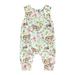 Qtinghua Newborn Infant Baby Girl Boy Easter Bunny Outfit Rabbit Sleeveless Romper Jumpsuit Summer Clothes White 3-6 Months