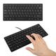 WANYNG Slim USB Multimedia Wired Keyboard 78 Keys. Keyboard For Laptop And Computer