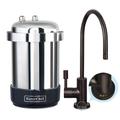 WaterChef U9000 Premium Under-Sink Water Filtration System with Intelligent Monitor (Oil-Rubbed Bronze Designer Faucet) NSF/ANSI Certified 75 Contaminants 1 000 Gallons