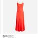 J. Crew Dresses | Like New J. Crew Petite Gwyneth Cupro-Blend Slip Dress | Color: Red | Size: 12p