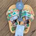 Disney Shoes | Disney Moana Swim Beach Slide Slip Sandal - Size 11/12 - New | Color: Orange | Size: 12g