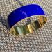 J. Crew Jewelry | Jcrew Blue Bangle Bracelet | Color: Blue/Gold | Size: Os