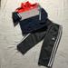 Adidas Matching Sets | Adidas 2 Piece Jacket And Pants 3t | Color: Gray/Orange | Size: 3tb