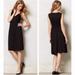 Anthropologie Dresses | Black Anthropologie Girls From Savoy Elementary Jersey Faux Wrap Dress - Xs | Color: Black | Size: Xs